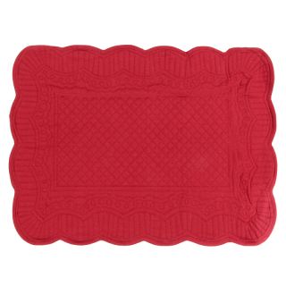 Set de table Romane 50x35cm rouge