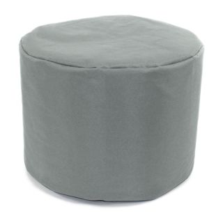 Pouf rond 40x30cm gris nuage