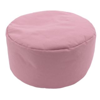 Pouf rond rose D40 x H 20cm intérieur extérieur