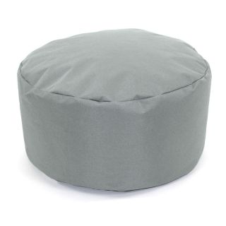 Pouf rond gris nuage D40 x H20cm intérieur extérieur