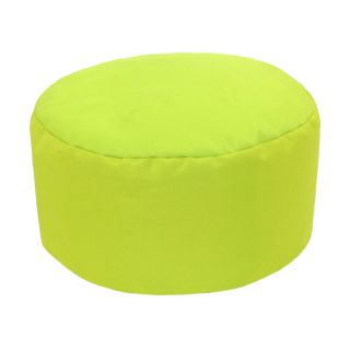 Pouf rond vert D40 x H20cm intérieur extérieur