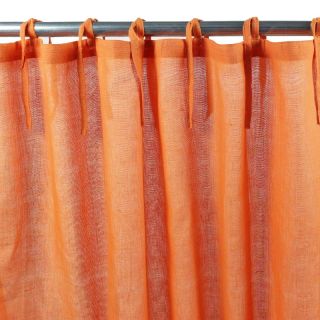 RUMBA rideau voilage Coton (140x250cm) Orange 