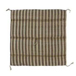 Galette RYTHMES Taupe/Blanc (40x40x3cm) ambiance