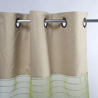 SHAMLYNE voilage 110x250 vert mousse ambiance