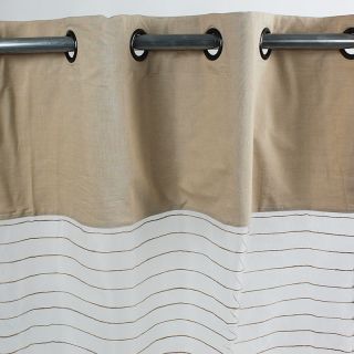 SHAMLYNE voilage Soie coton et jute (110x250cm) ecru