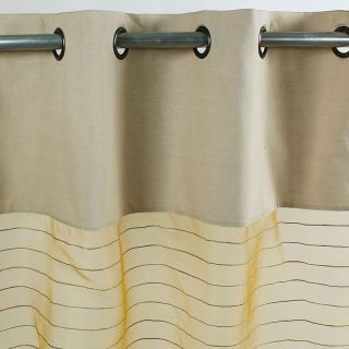SHAMLYNE voilage Soie coton jute (110x250cm) safran