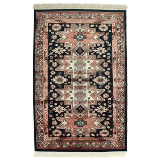 Tapis Shirvan 140x180cm bleu
