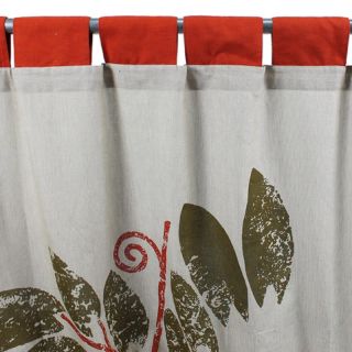 SIENNA rideau coton (140x260cm) orange 