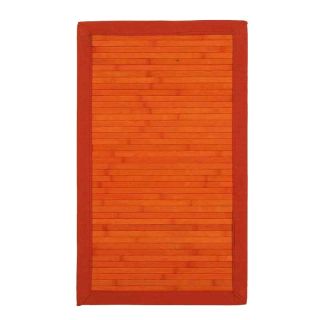 Tapis Solo Bambou 45x75cm orange