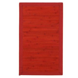 Tapis Solo Bambou 45x75cm rouge