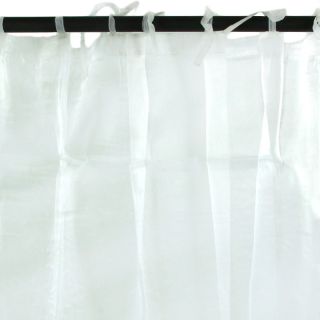 Voilage sophia à nouette 110x250cm blanc