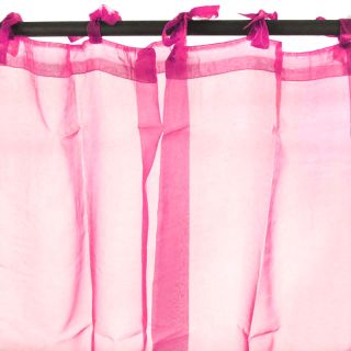 Voilage Sophia à nouettes 110x250cm rose lilas