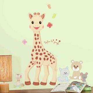 Sticker SOPHIE LA GIRAFE XXL Roommates Repositionnable ambiance