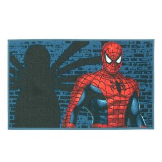Tapis Marvel Spiderman 90x57cm Bleu