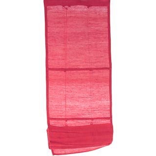 Store Tribu (60x200cm) rouge en jute coton