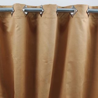 SUEDE rideau suedine (140x250cm) ocre jaune 