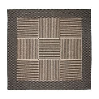 Tapis Suva 200x200cm noir marron
