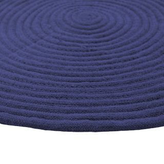 Tapis TAM TAM (Diam. 70cm) Bi-color Bleu
