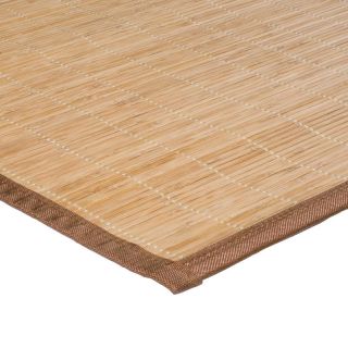 Tapis Bali Chic Bambou ganse assortie naturel