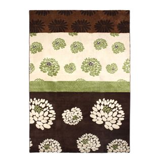 Tapis NATURE (160x230cm) Marron Vert
