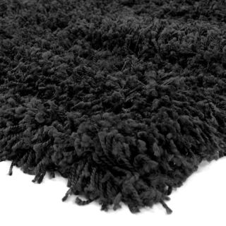 Tapis shaggy Tenessee noir