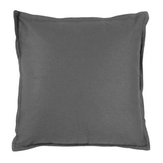 Coussin Toile de Toscane 40x40cm gris coton