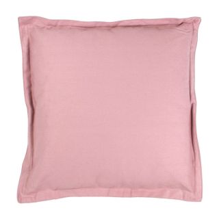 Coussin Toile de Toscane 40x40cm rose coton