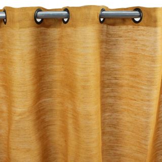 TRIBU rideau Jute coton 150x250 jaune photo ambiance