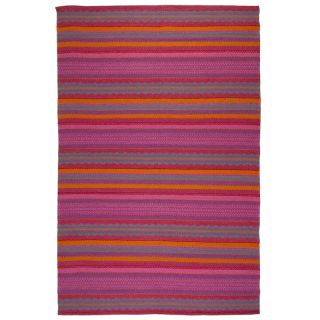 Tapis laine multicolore 140x200cm Tulum Kilim