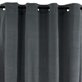 Rideau Velvet 140x250cm gris foncé
