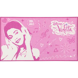 Tapis Enfant VIOLETTA DISNEY (140x80 cm) rose 