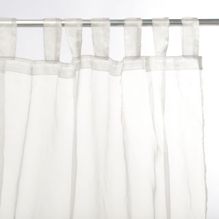 Voilage à pattes First (140x250cm) blanc écru