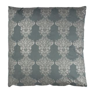 Coussin Wall Paper 60x60cm Bleu Argent