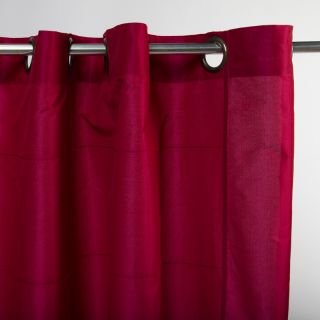Rideau William Taffetas Polyester Framboise