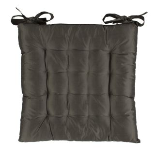 Galette de chaise William 38x38x6cm gris