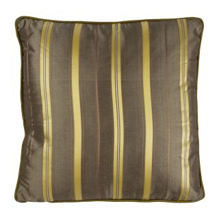 Coussin Zara 40x40cm marron or satin